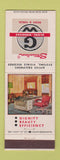 Matchbook Cover - Globe Wernicke Desks Tables Joliet IL