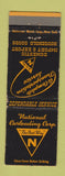 Matchbook Cover - National Carloading  WEAR