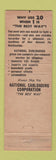Matchbook Cover - National Carloading  WEAR