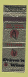 Matchbook Cover - Prime n Wine Restaurant Cincinnati OH