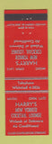 Matchbook Cover - Harry's New Yorker Cocktail Lounge Chicago IL