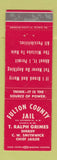 Matchbook Cover - Fulton County Jail Atlanta GA WEAR