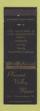 Matchbook Cover - Pleasant Valley Manor Bath Hammondsport NY?
