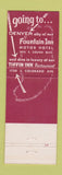 Matchbook Cover Henrici's Restaurants Chicago IL St Louis MO Oakbrook Des Plains