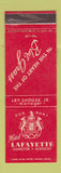 Matchbook Cover - Hotel Lafayette Lexington KY