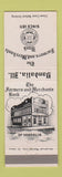 Matchbook Cover - Farmers and Merchants Bank Vandalia IL