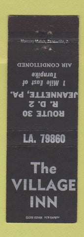 Matchbook Cover - The Village Inn Jeannette PA