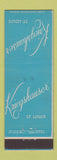 Matchbook Cover - Kriegshauser St Louis MO