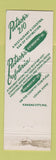 Matchbook Cover - Putsch's 210 Kansas City MO