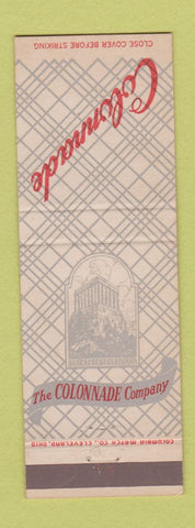 Matchbook Cover - Colonnade Company Philadelphia PA cafeterias