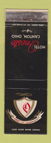 Matchbook Cover - Hotel Onesto Canton OH WORN
