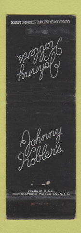 Matchbook Cover - Johnny Kobler's WEAR