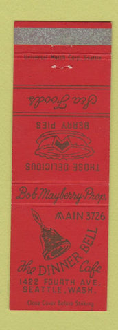 Matchbook Cover - Dinner Bell Cafe Seattle WA  WEAR