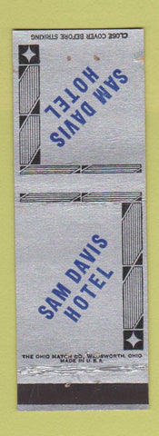 Matchbook Cover - Sam Davis Hotel Nashville TN WEAR
