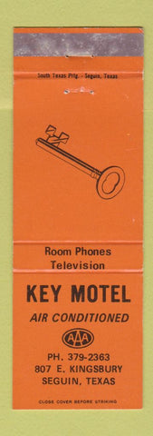 Matchbook Cover - Key Motel Seguin TX WEAR