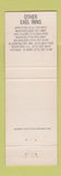 Matchbook Cover - Exel Inn Appleton Madison Eau Claire Wausau WI