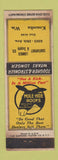 Matchbook Cover - Mule Hide Roofs Kenosha WI WEAR