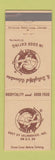 Matchbook Cover - Strongbow Turkey Inn Valparaiso IN