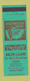 Matchbook Cover - Ralph LaLone Dry Wall Remodeling
