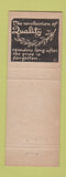 Matchbook Cover - Ralph LaLone Dry Wall Remodeling