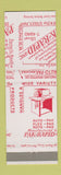 Matchbook Cover - Pak Rapid Philadelphia PA MISCUT