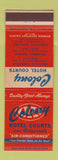 Matchbook Cover - Colony Hotel Courts Nashville TN Louisville KY Columbus GA