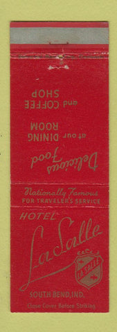 Matchbook Cover - Hotel LaSalle South Bend IN WEAR
