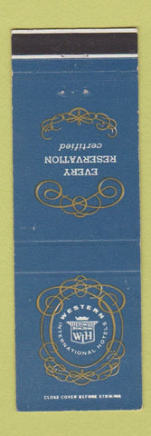 Matchbook Cover - Western International Hotel
