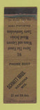 Matchbook Cover - Schmitt Bros Kenosha WI restaurant WORN