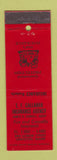 Matchbook Cover - TF Callahan Insurance Lewiston ME