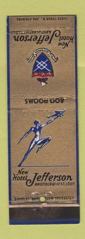 Matchbook Cover - New Hotel Jefferson ST Louis MO WEAR