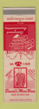 Matchbook Cover - David's Mens Clothes Cleveland OH