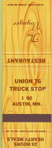 Matchbook Cover - Union 76 oil gas Austin MN