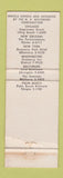 Matchbook Cover - Gramercy Inn Washington DC WEAR