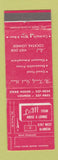 Matchbook Cover - L&M Steak House Denver Colorado WEAR