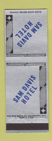 Matchbook Cover - Sam Davis Hotel Nashville TN