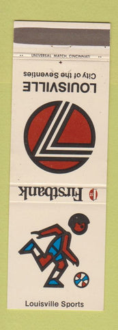 Matchbook Cover - Firstbank Louisville KY basketball ABA Kentucky Colonels