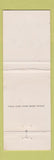 Matchbook Cover - Firstbank Louisville KY basketball ABA Kentucky Colonels