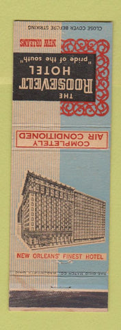 Matchbook Cover - Roosevelt Hotel New Orleans LA WEAR