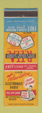 Matchbook Cover - TRRA TV Electroic Radio Repair