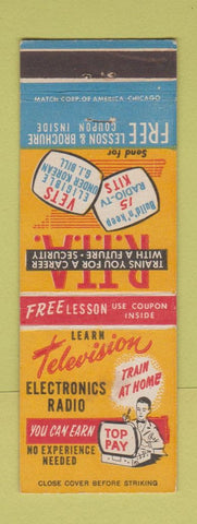 Matchbook Cover - TRRA TV Electroic Radio Repair