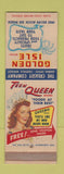 Matchbook Cover - Teen Queen Golden Sile Foods Creasey girlie Louisville KY