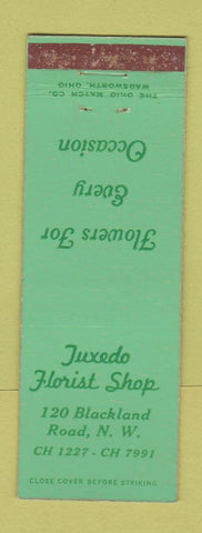 Matchbook Cover - Tuxedo Florist Shop Flowers WEAR