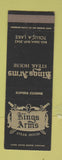 Matchbook Cover - Kings Arms Steak House Toluca Lake CA