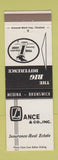 Matchbook Cover - Acne Insurance Agency Real Estate Medina Brunswick OH