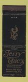 Matchbook Cover - Jerry Chic's Hermitage PA