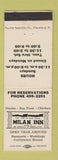 Matchbook Cover - Milan Inn Milan OH Thomas Edison