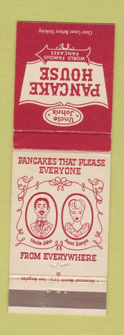Matchbook Cover - Uncle John's Pancake House CHAIN WEAR