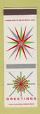 Matchbook Cover - First Federal Savings St Petersburg FL Christmas