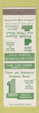 Matchbook Cover - First and American National Bank Duluth MN